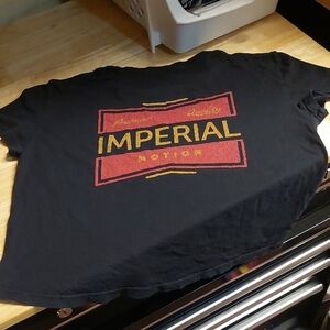 Imperial Beer Cropped Graohic Tee Small Casual Beach Summer